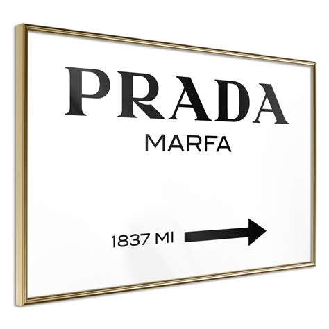 plakaty prada|Prada Marfa Plakát .